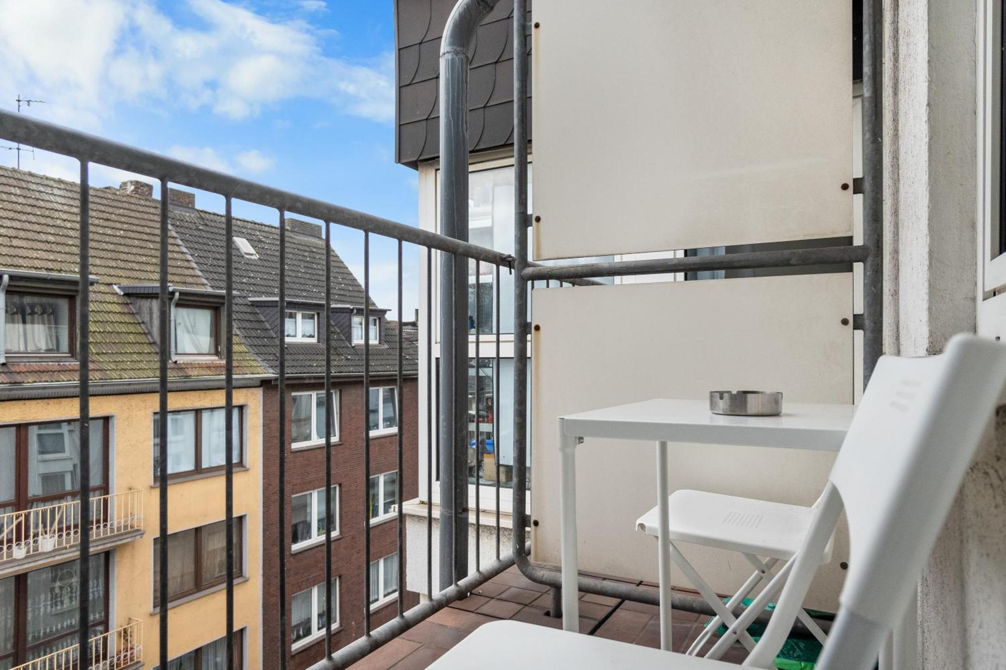 Messe, Monteure, Budget - Einfache Komfortable 2 Personen Wohnung 뒤스부르크 외부 사진